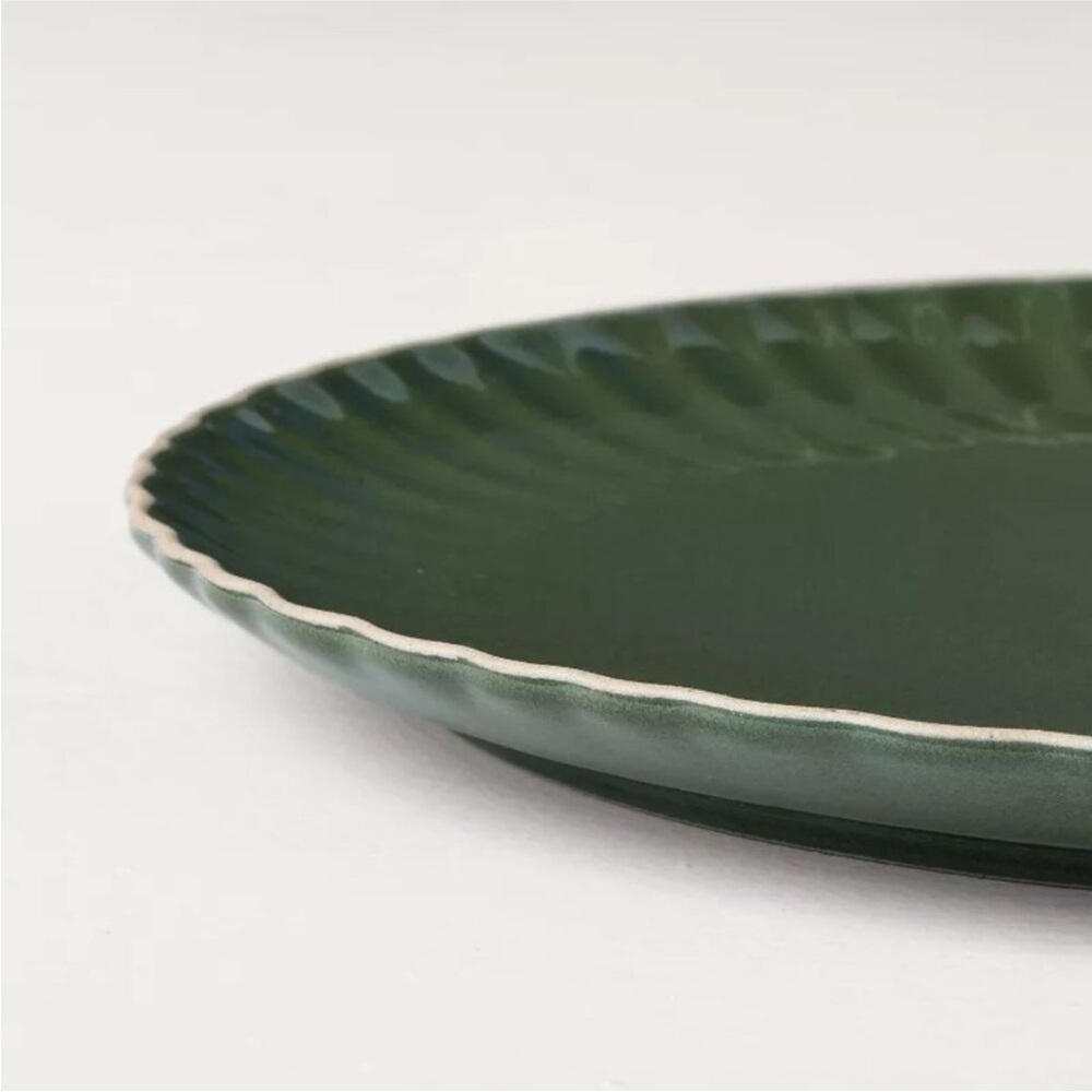 Hearth & Hand Magnolia 4pk 8.5" Scallop Stoneware Salad Plate - Picture 3 of 4